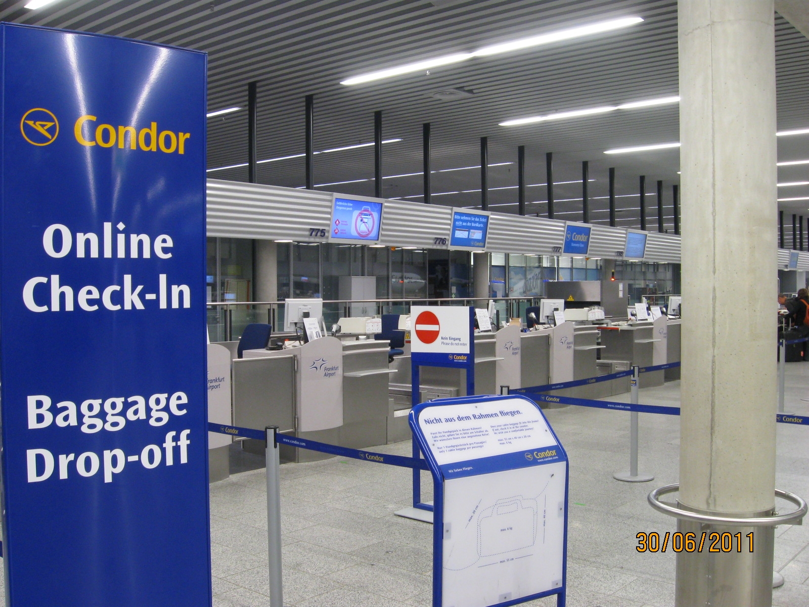 online check in baggage